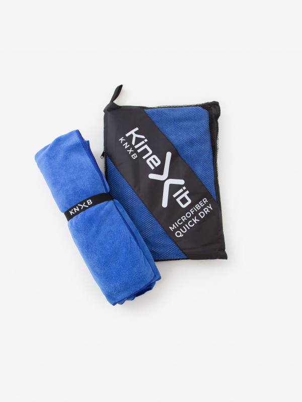 Спортивное полотенце Kinexib, 140см * 70см, синее